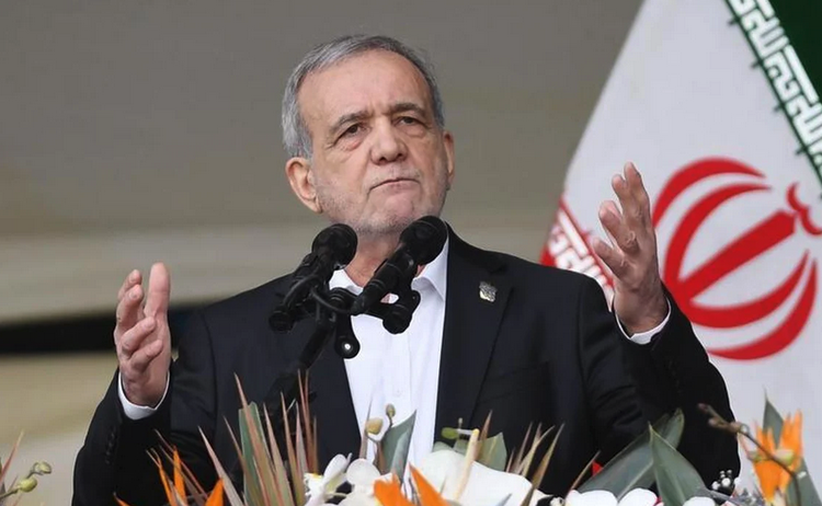 El presidente de Irán, Masoud Pezeshkian.